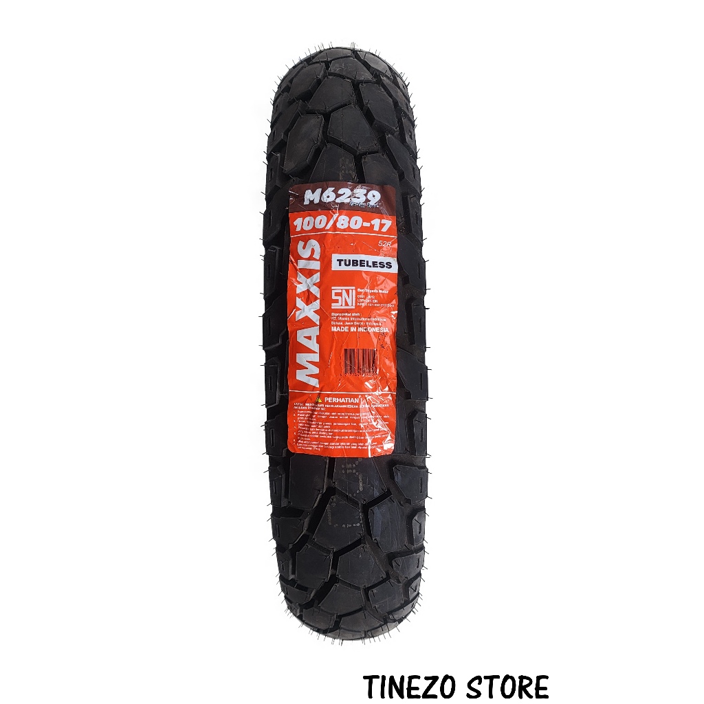 BAN LUAR 100 80 17 100/80-17 TUBELESS MAXXIS M6239