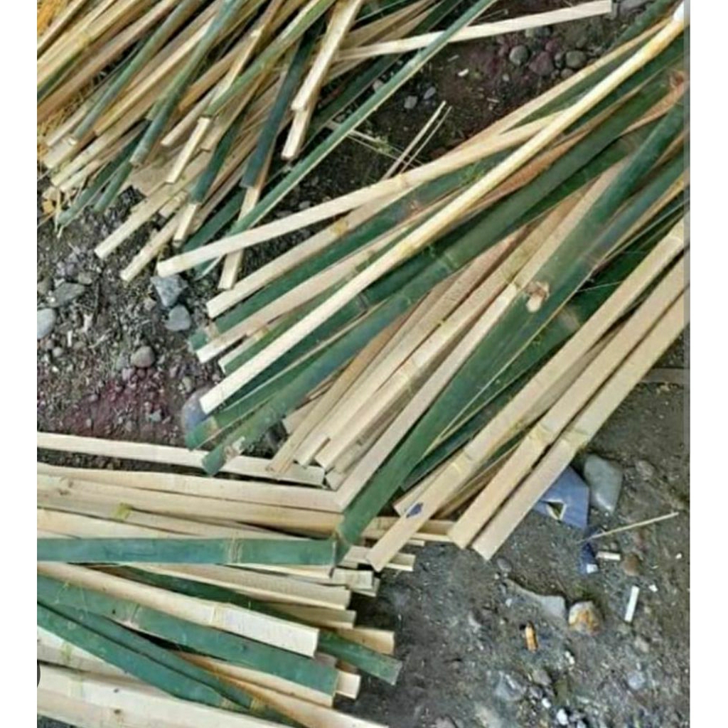 BILAH BAMBU BAHAN PENYANGGA TANAMAN ATAU AJIR ISI 25 PCS TINGGI 180 CM