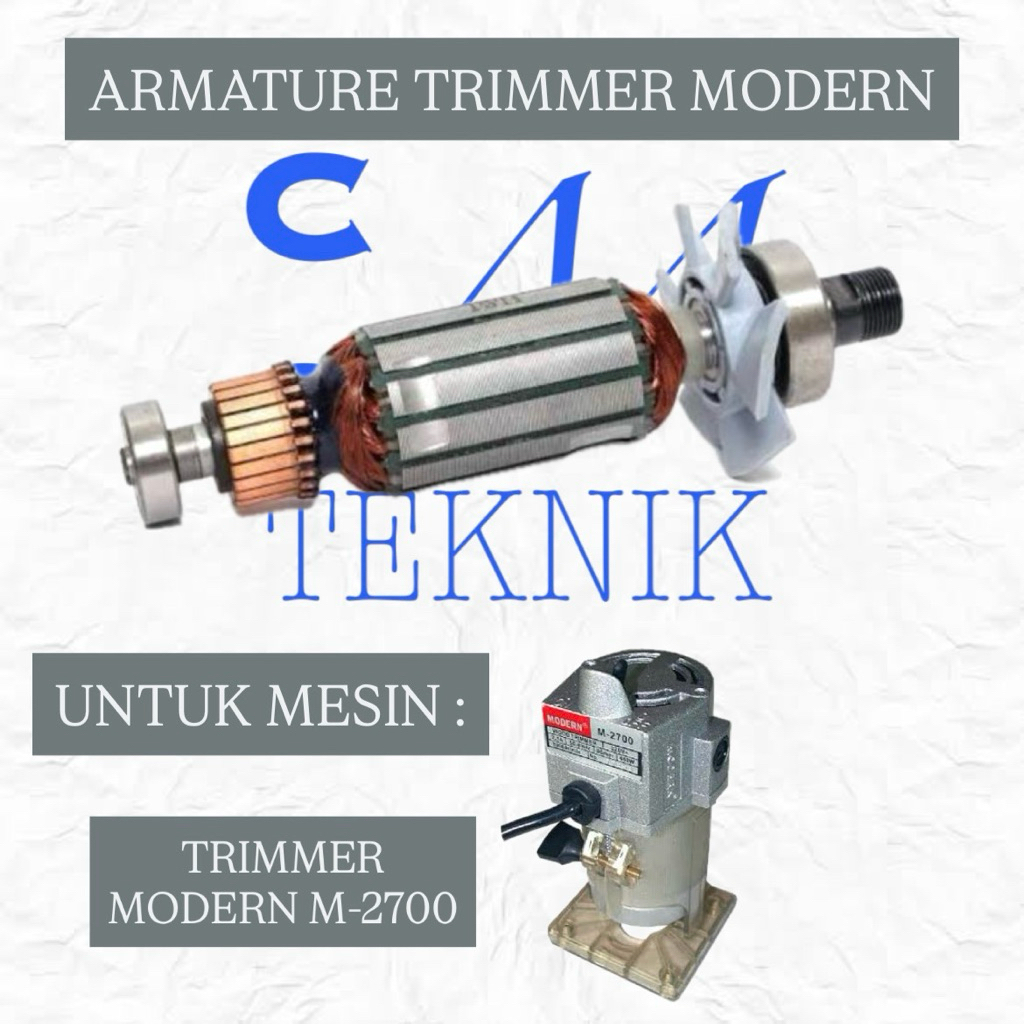 ARMATURE ANGKER MESIN TRIMMER MODERN M2700 ANGKER MESIN PROFIL MODERN M2700