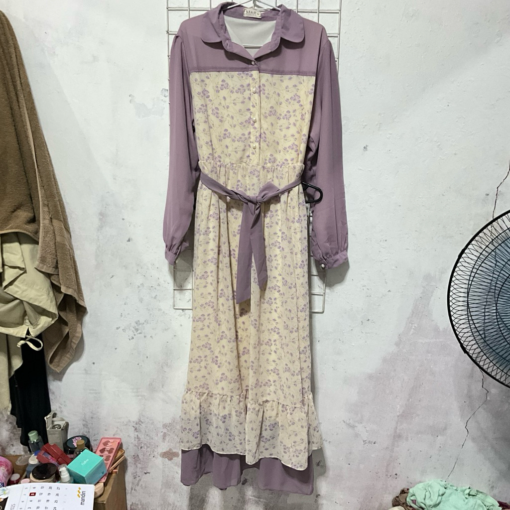 [NEW] Gamis Eternal Dress by StudHijab Ceruty Premium Lilac L