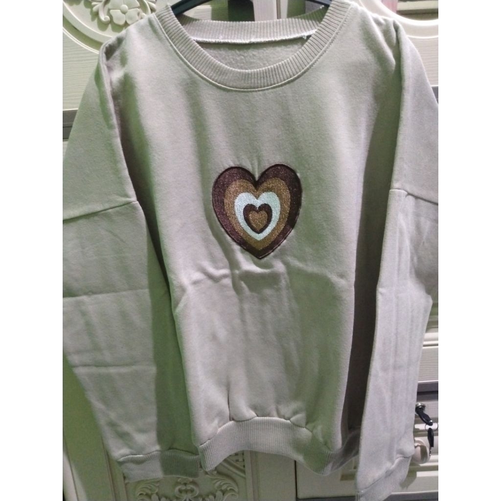 Preloved - Sweater bordir love