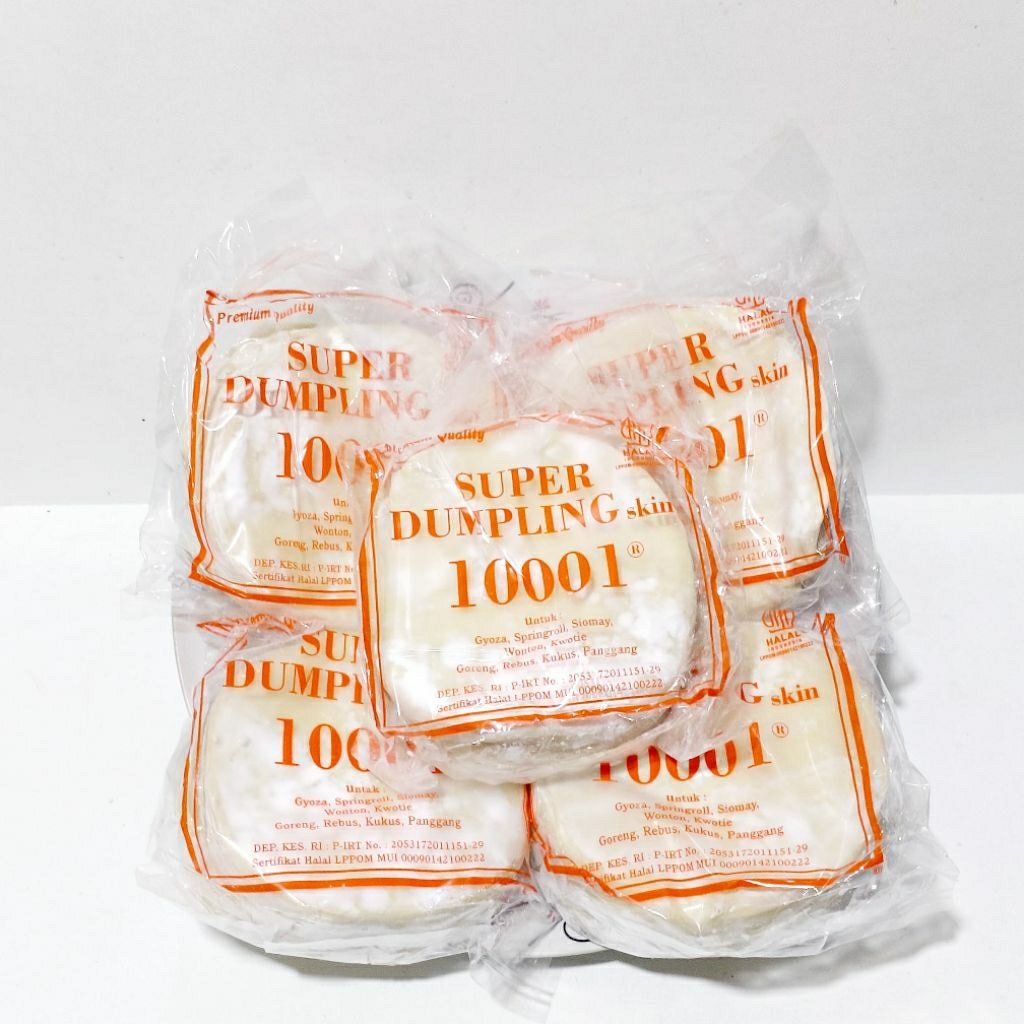 KULIT DIMSUM SUPER DUMPLING SKIN 10001 ( diamter 9cm )