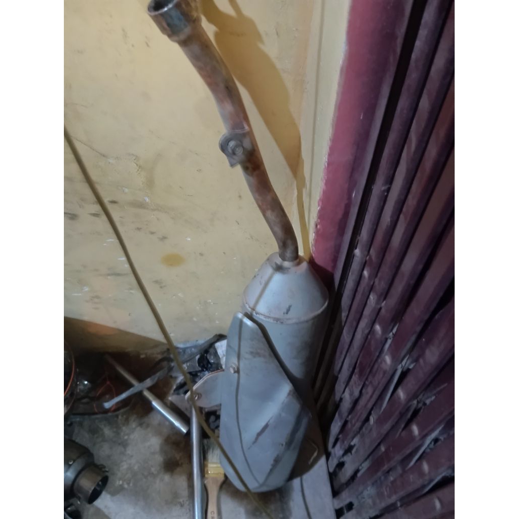 knalpot klx bf original copotan