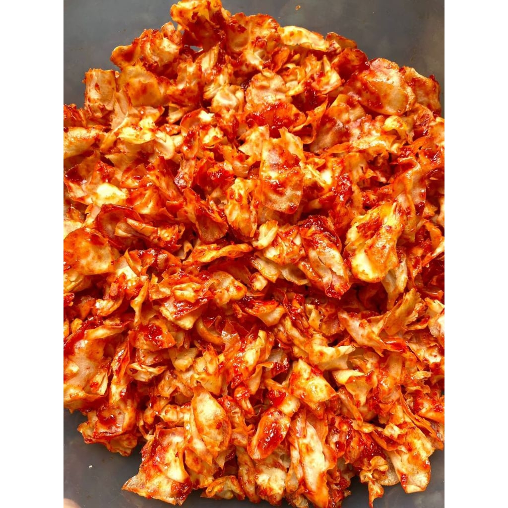 

Keripik singkong pedas manis