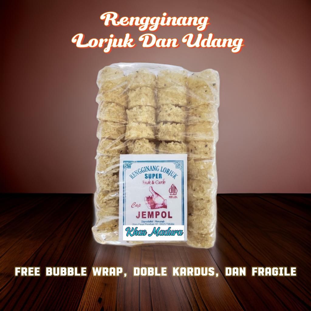 rengginang khas madura cap jempol isi 24 pcs lorjuk cemilan