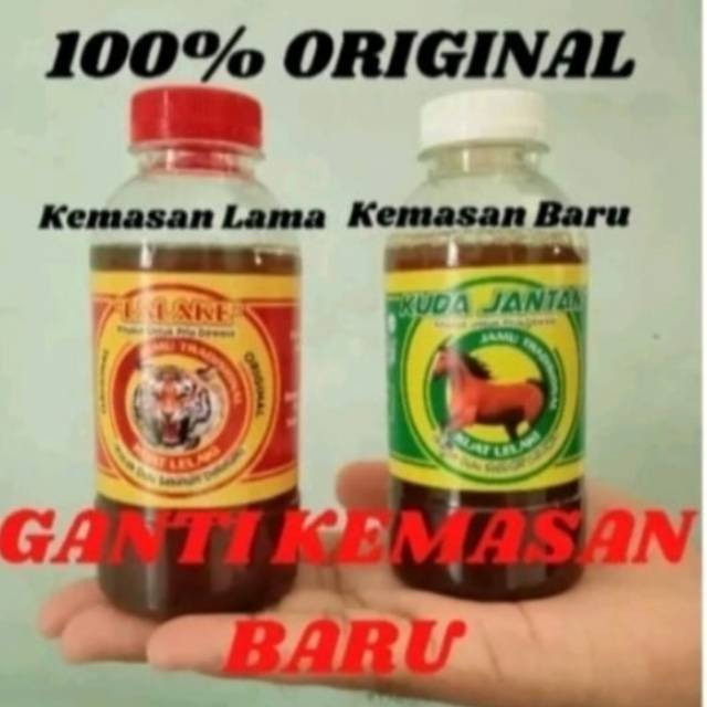 Jamu Kuat Laki Laki Cap Kuda Jantan Rasa Enak Original 100%