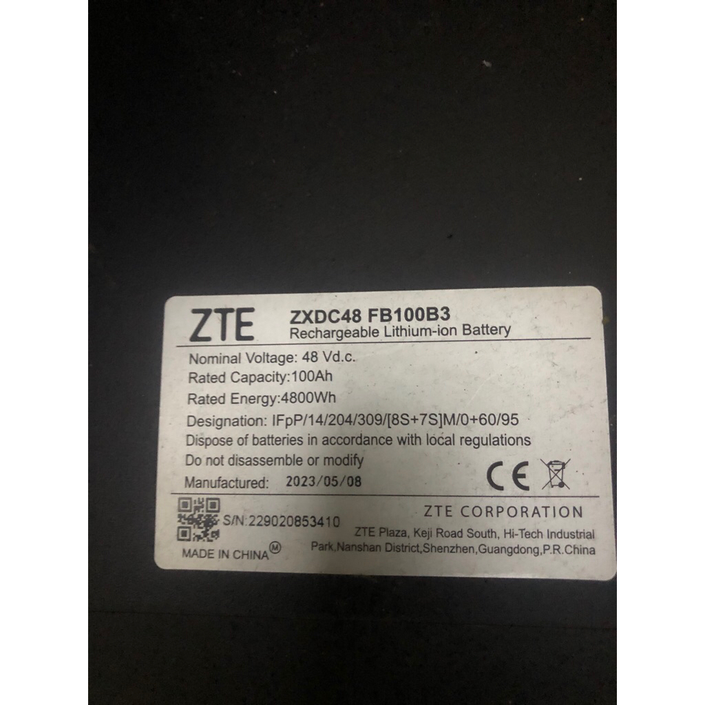 zte 48v 100ah