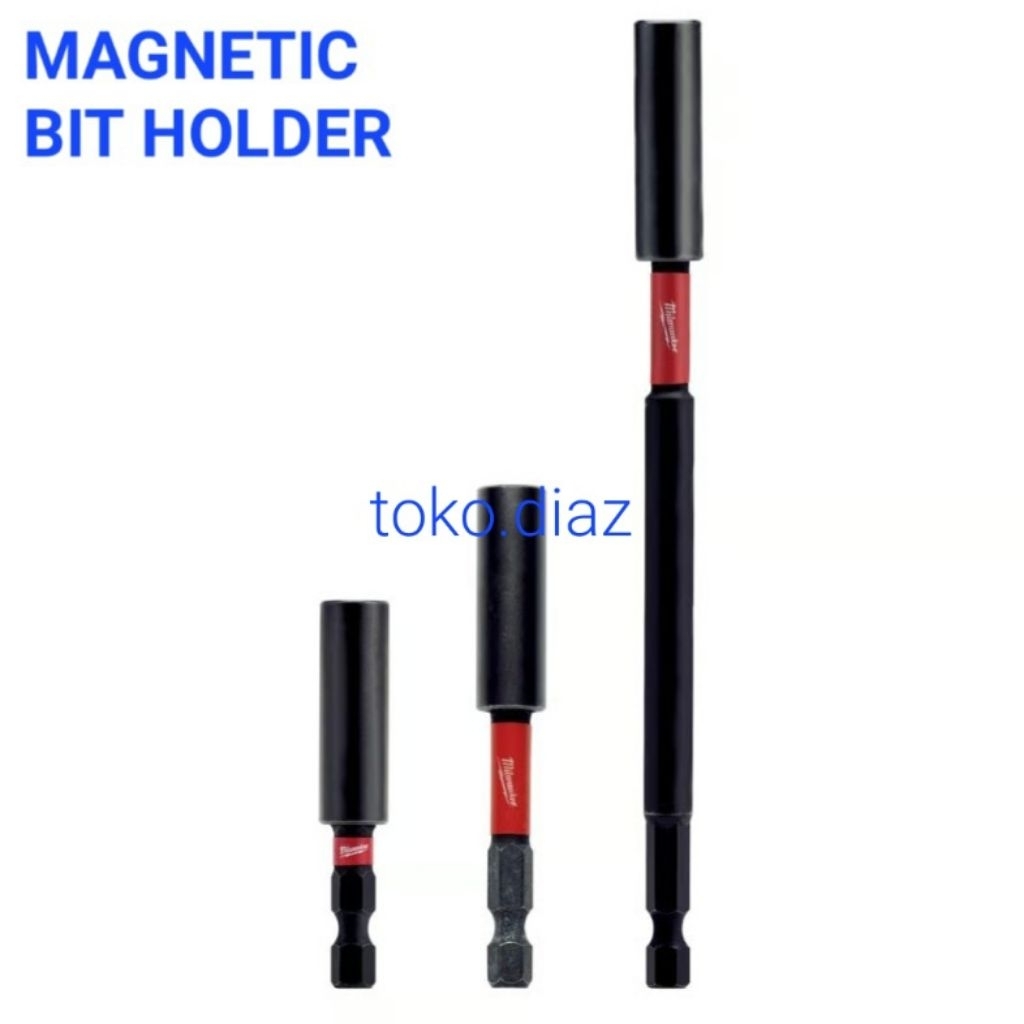 Milwaukee Magnetic Bit Holder hex 1/4" Shockwave Impact Duty