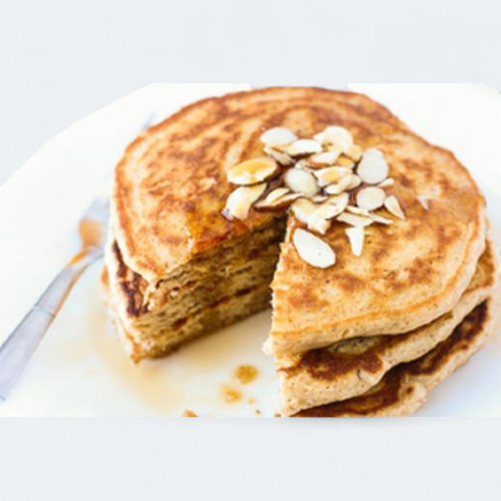 Almond Flour Pancake // Coconut Flour Pancake // With Maple Syrup Keto Friendly