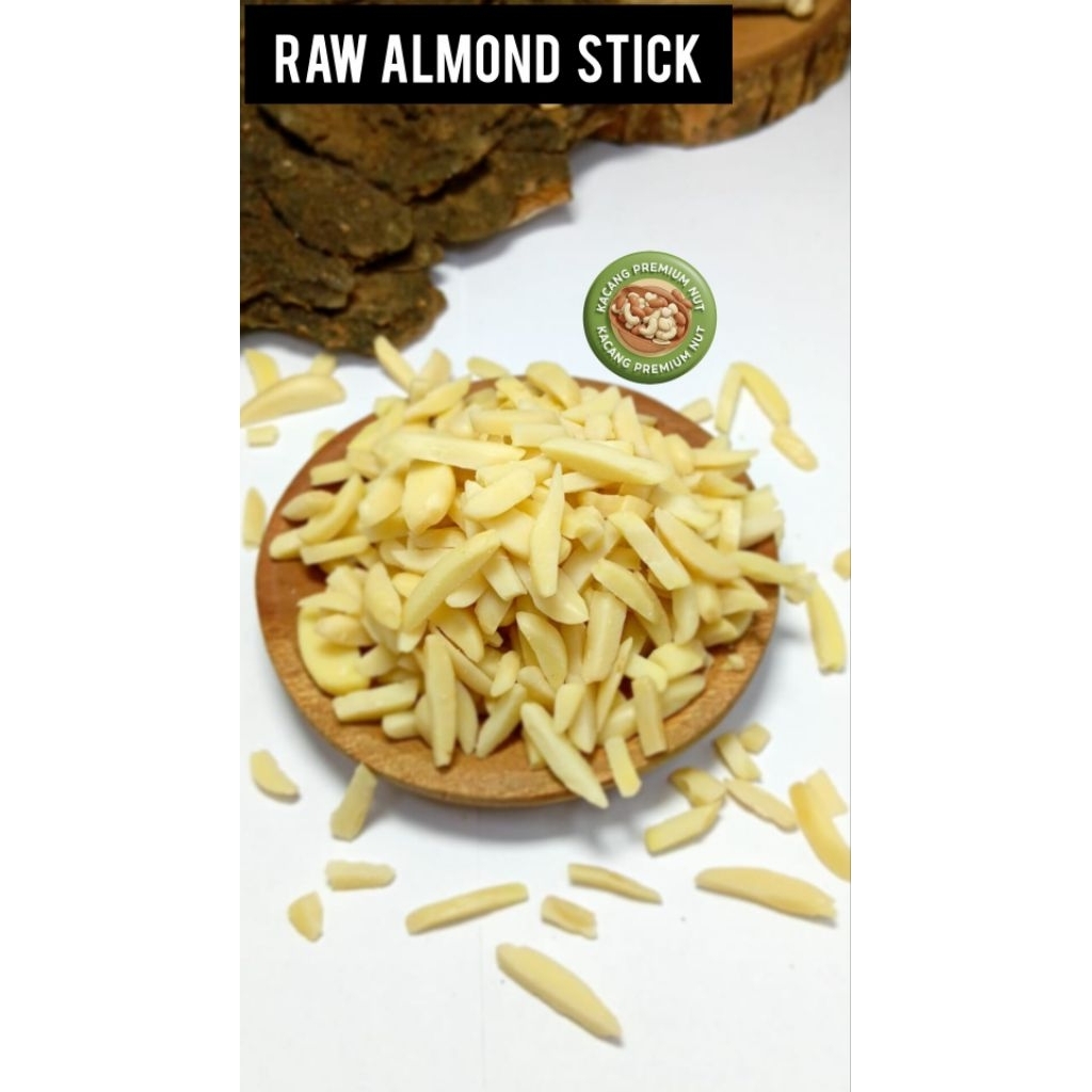 

raw almond stick 100/kacang almond stick✅