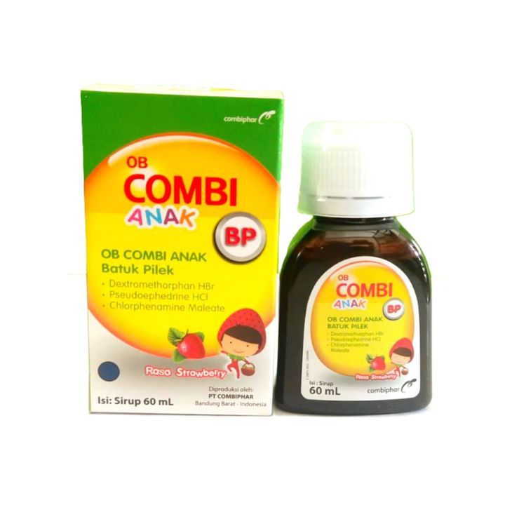 OB COMBI ANAK BP Sirup Batuk Pilek Rasa Strawberry