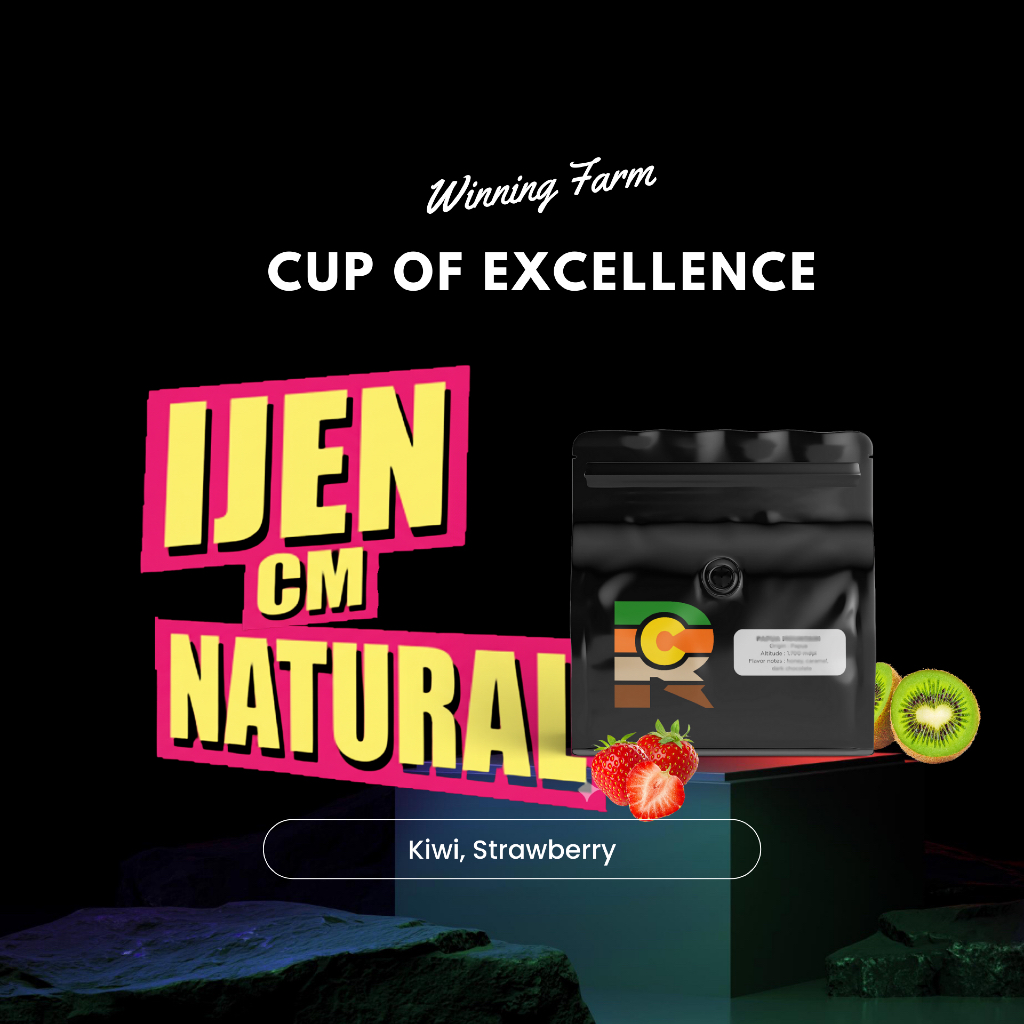 

Biji Kopi Arabika Ijen CM Natural Specialty Rock Coffee