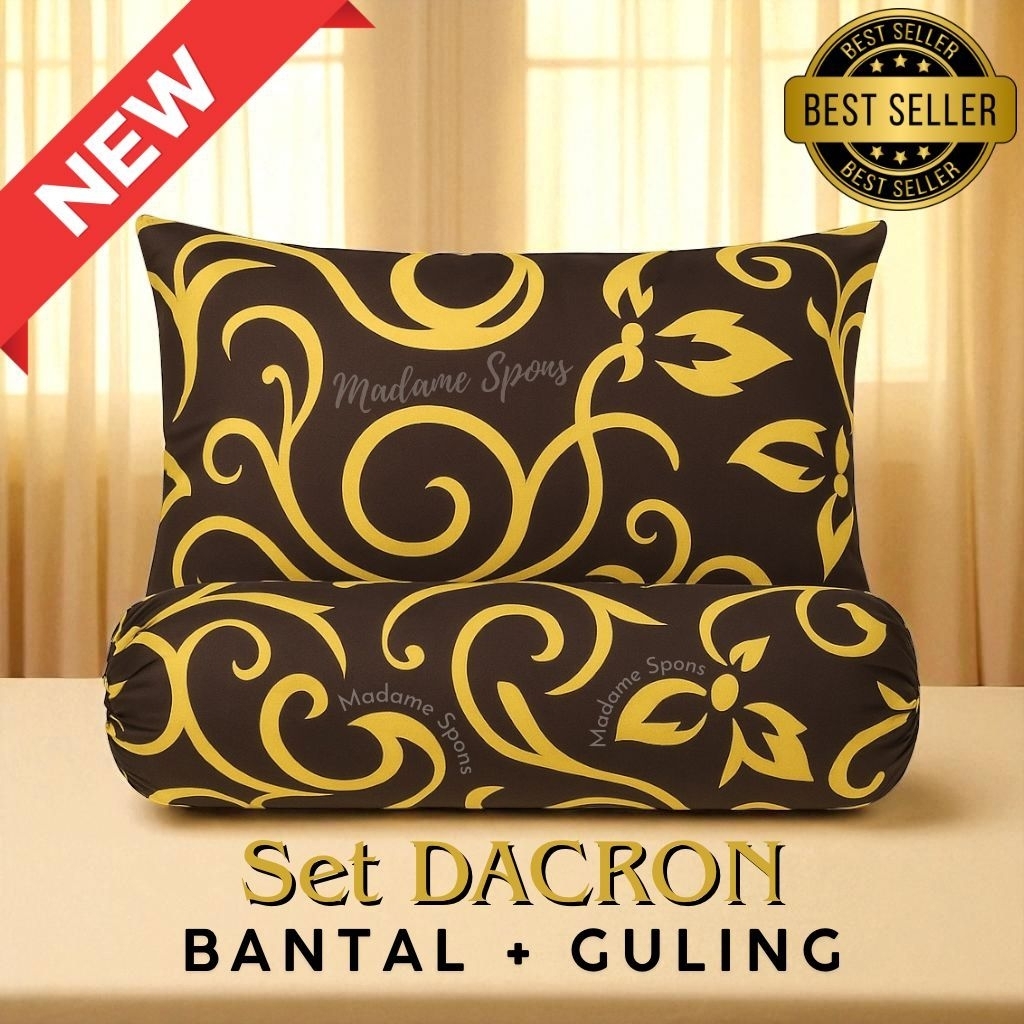 PROMO MURAH SET DACRON BANTAL GULING | SET BANTAL GULING | BANTAL TIDUR EMPUK AWET