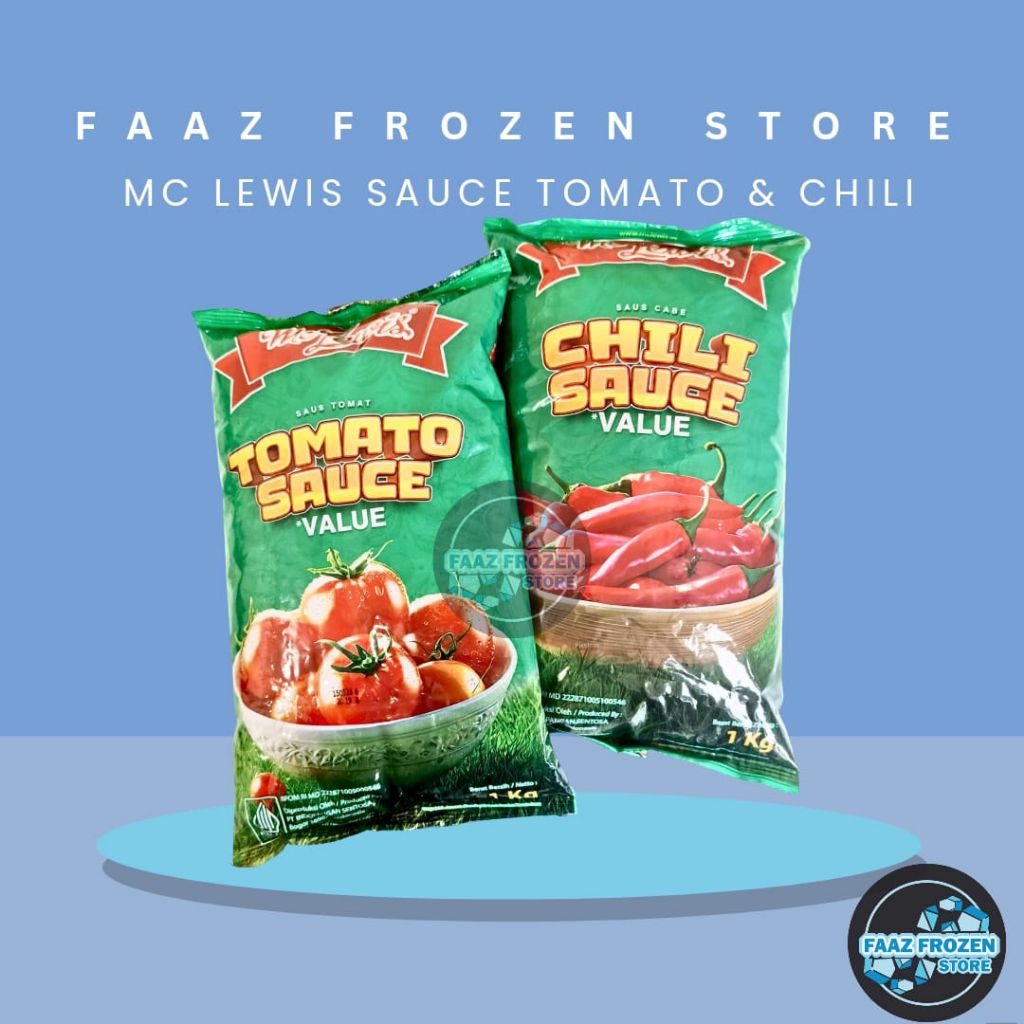 

MC LEWIS TOMATO DAN CHILI SAUCE HOT 1KG SAUS SAOS CABE CABAI TOMAT
