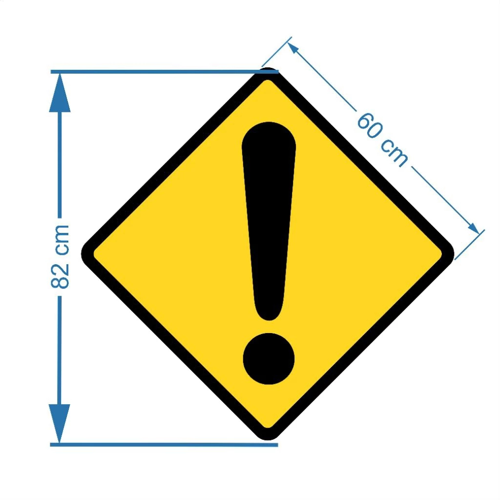 

Sign peringatan uk 50x50cm dan 60x60cm bahan ACP 3mm