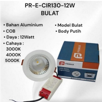 downlight led cob 12wat/Panel led Bulat Cob/ Lampu Led