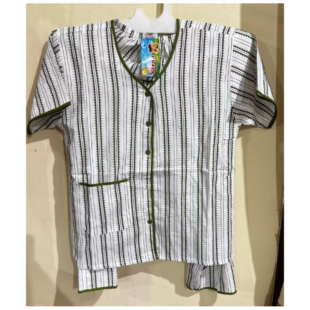 Baju Tidur Anak Cowok Viron 1-16 Piyama Anak Katun Premium Adem