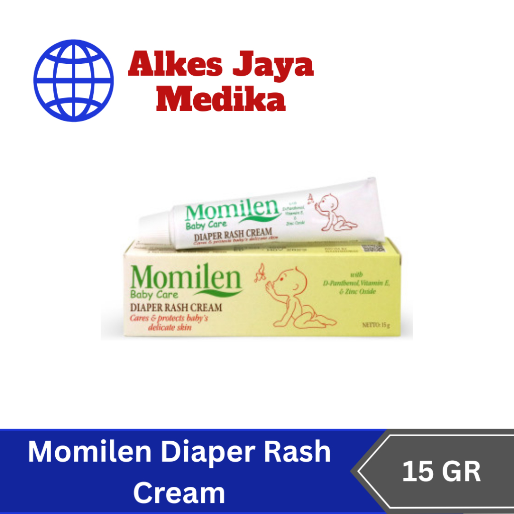 Momilen Diaper Rash Cream 15 gram - Ruam Popok Bayi