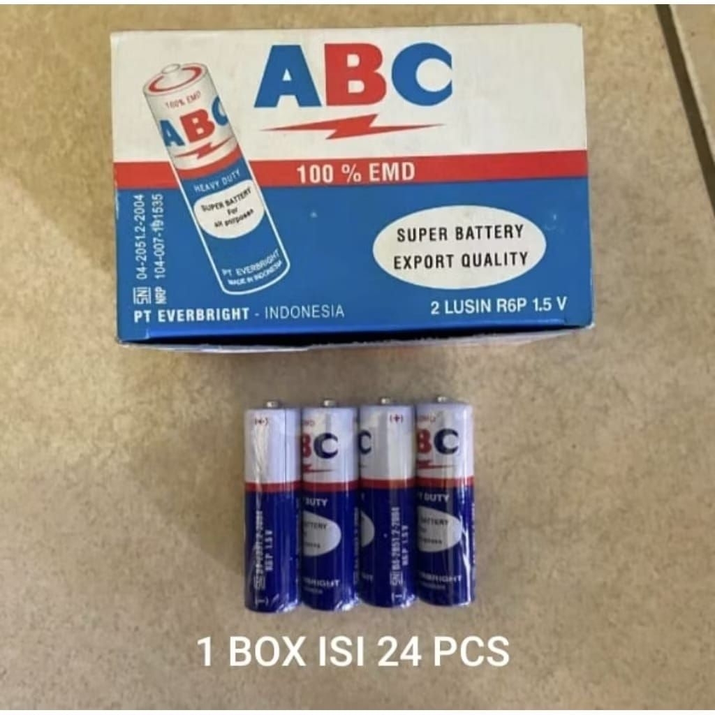 baterai abc jam dinding