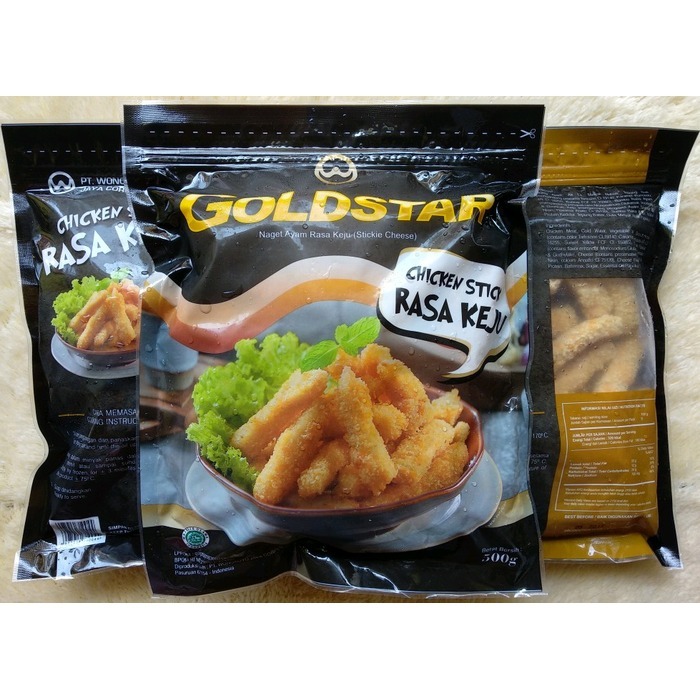 

Goldstar Stickie Cheese - Nugget Chicken Stick Rasa Keju / Goldstar Nugget