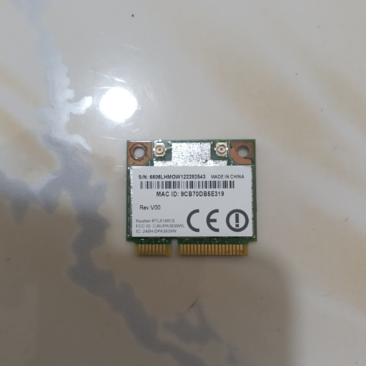 Wifi Card Laptop Notebook Acer Asus Toshiba Sony Axioo Advan Zyrex Umum Universal WLAN Wireless Seco