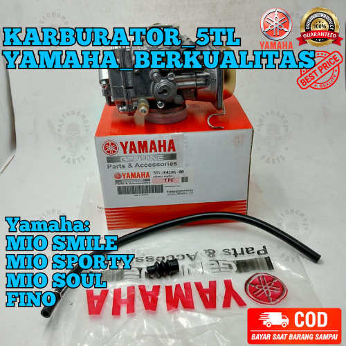KARBURATOR ORIGINAL 5TL YAMAHA MIO KARBU, MIO SPORTY, MIO SMILE, FINO KARBU ASLI YAMAHA ORIGINAL