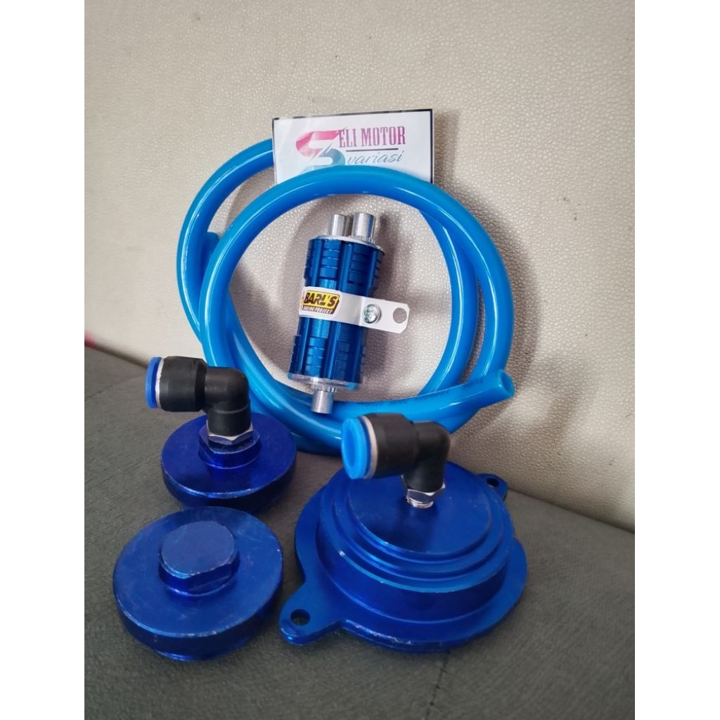 Tutup Timing Mio Sporty Tutup Noken Mio Sporty Set Tutup Klep Racing Tabung Hawa CNC set Nepel Selan
