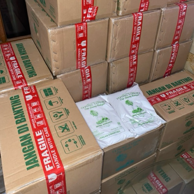 Tepung Sagu Tapioka Cap Saung Rakyat (rebranding dari cap saung tani)  1 Dus 10 KG
