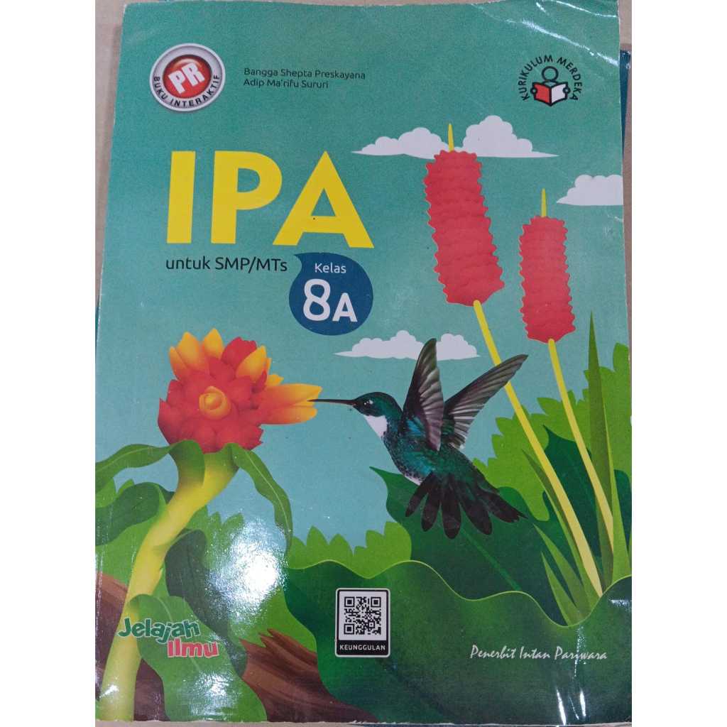 Buku PR Interaktif bekas  Kelas 8a&8b IPA