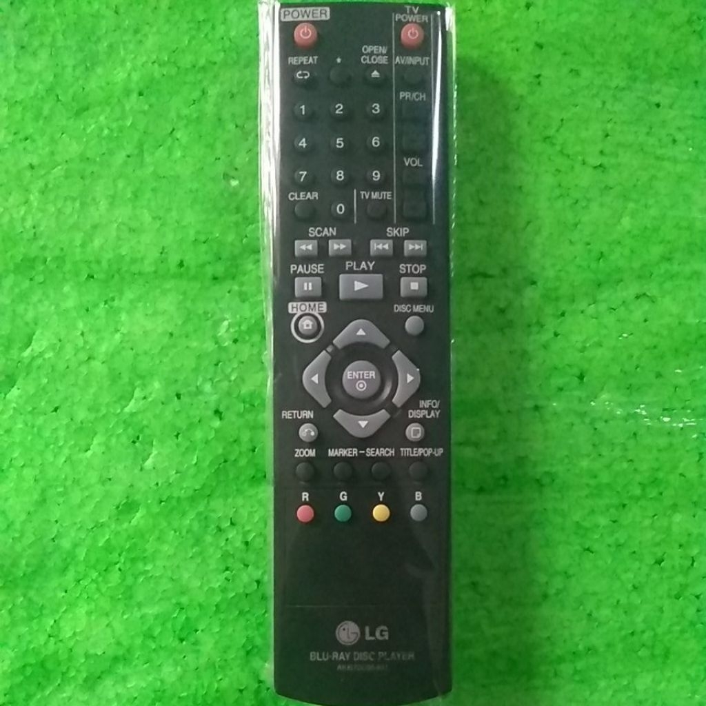 remote BLU-RAY DISC PLAYER LG