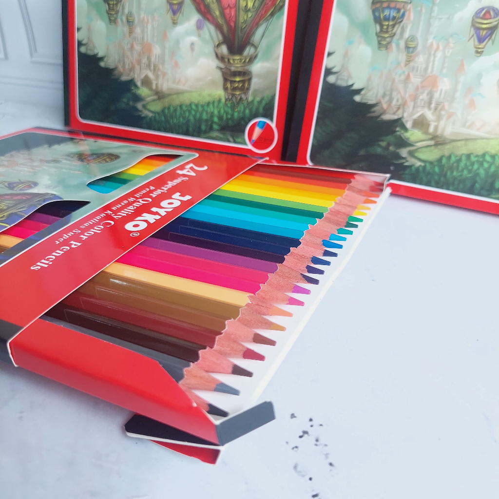 

Joyko Pensil Warna 24 Pcs Superior Quality Color Pencils Paket Lengkap untuk Kreativitas Anda