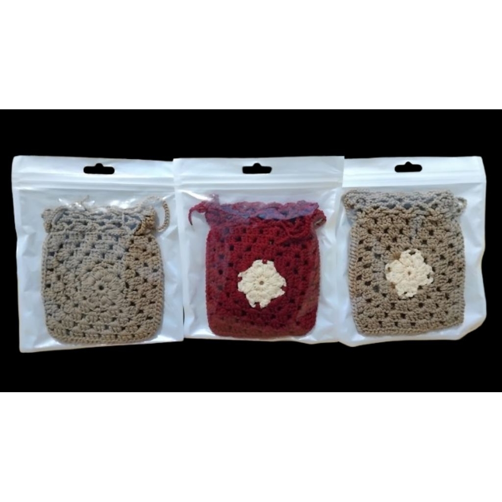 Pouch Rajut Handmade | Pouch Make Up | Crochet Pouch