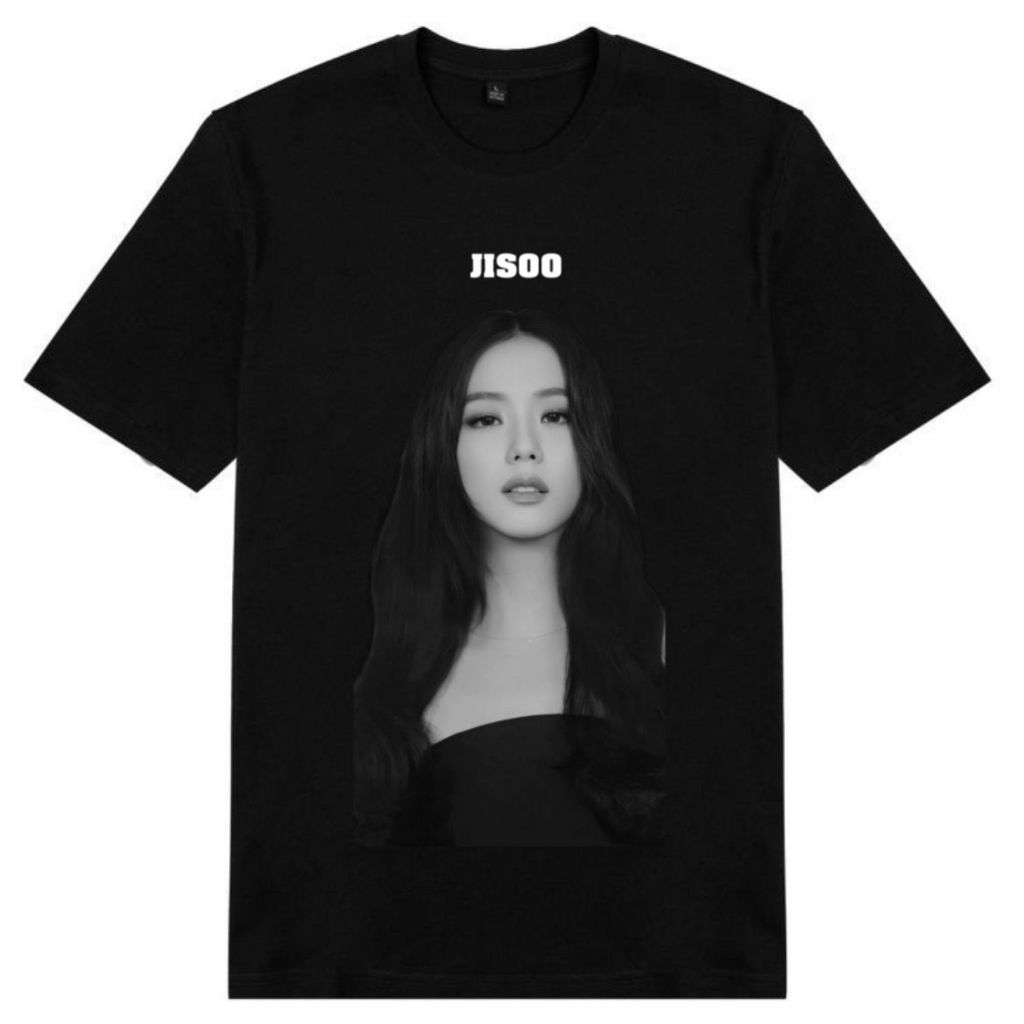 Kaos Oversize Jisoo Blackpink Tshirt Oversized Cotton Combed 24S