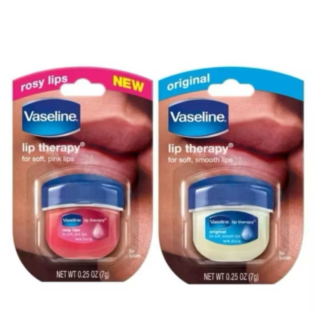 Vaseline Lip Therapy Kecil Strawberry dan Original
