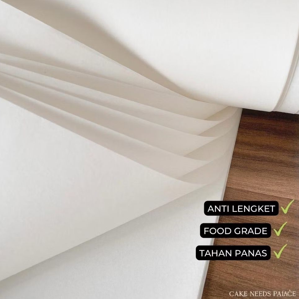 Kertas BAKING PAPER 40 x 60 cm ANTI LENGKET 10 LEMBAR