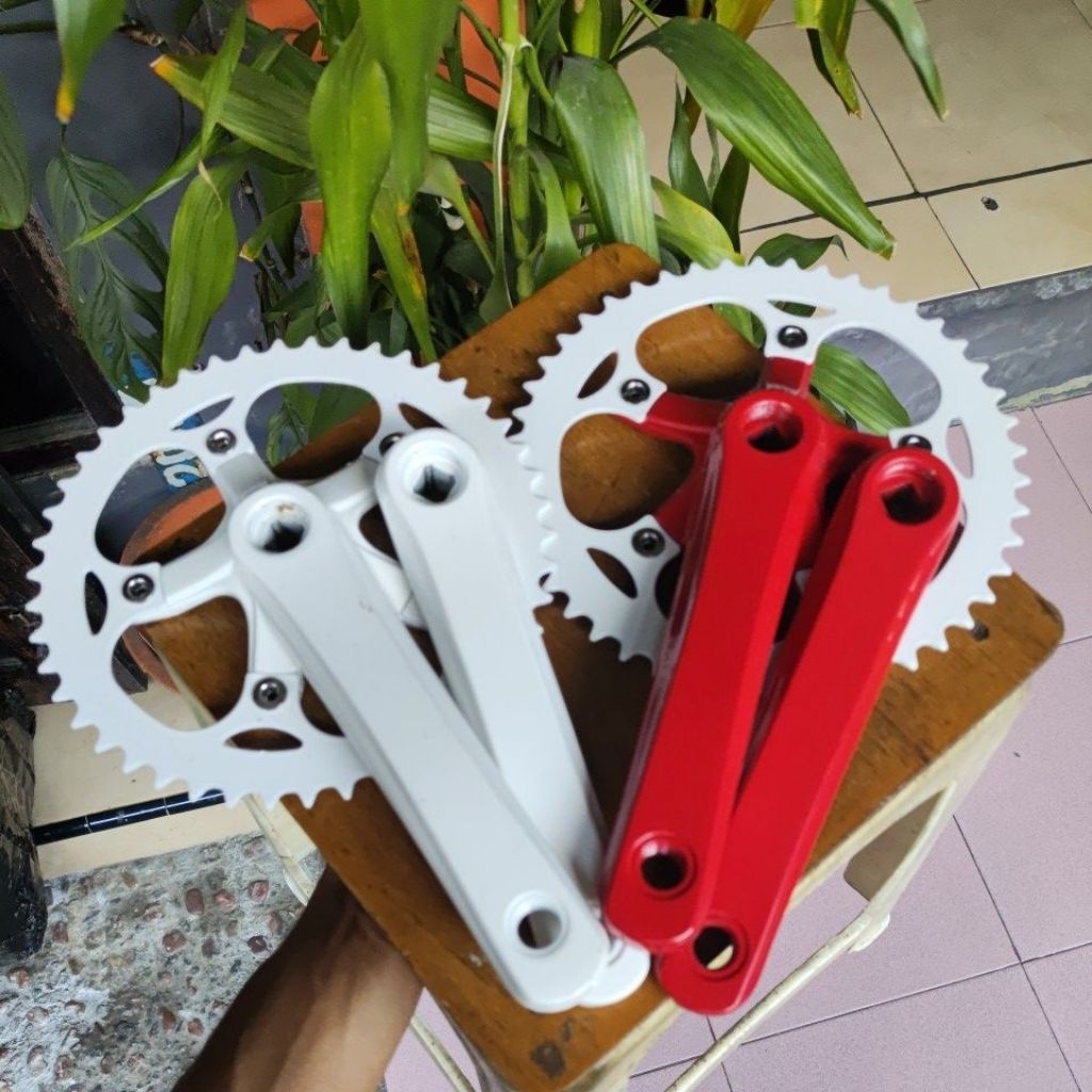 crank alloy sepeda commuter bike federal fixie gear depan sepeda 46t