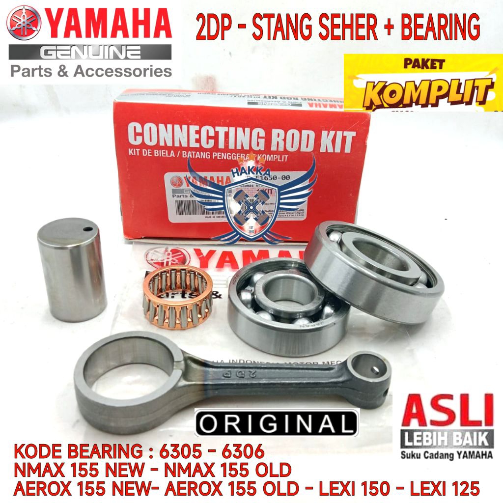 2DP ORIGINAL STANG SEHER + BEARING YAMAHA NMAX 155 NEW, STANG SEHER YAMAHA NMAX 155 OLD, STANG SEHER