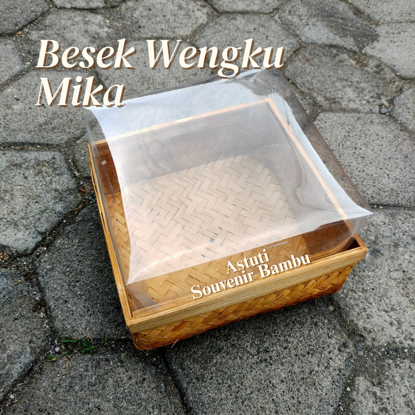 BESEK PREMIUM BESEK WENGKU TUTUP MIKA | seserahan | hampers | hantaran | bingkisan | keranjang