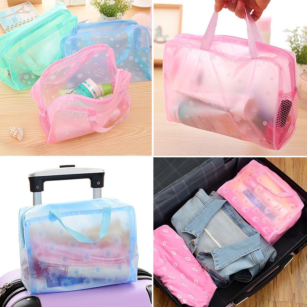 TAS KOSMETIK TRAVEL POUCH KECIL ANTI AIR MANDI
