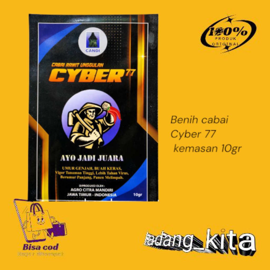 BENIH CABE RAWIT CYBER 77 - 10 GRAM