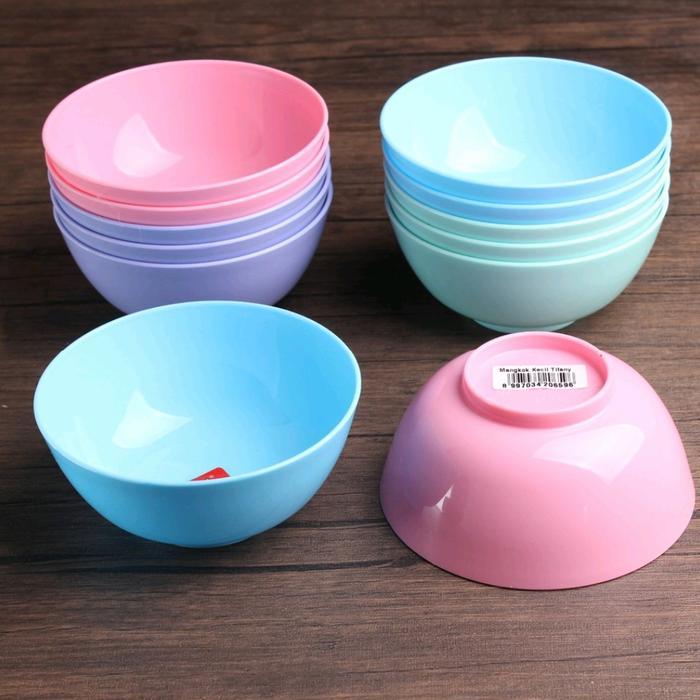 Mangkok Plastik Kecil Viola /Pelangi/Gbu Mangkok Kobokan - Hijau