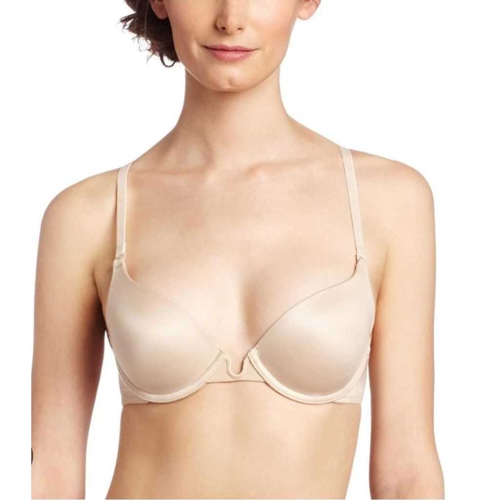Bra Kawat Push Up Wanita Lily Of France 38D Cup Besar Bra Polos Seamless Nyaman Bra Big Size Premium