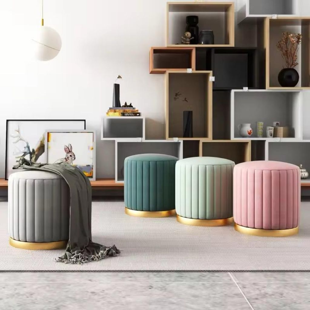 STOOL BULAT SOFA BULAT KURSI MINIMALIS SOFA MINIMALIS