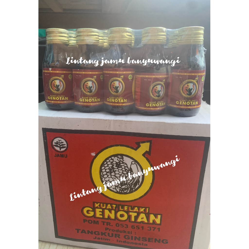 

1 karton isi 60 botol GENOTAN original 100%
