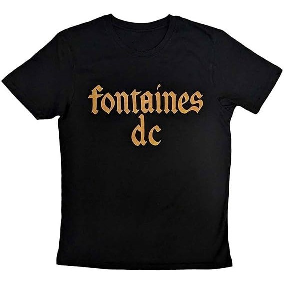 Kaos Logo Band Gotik Fontaines DC