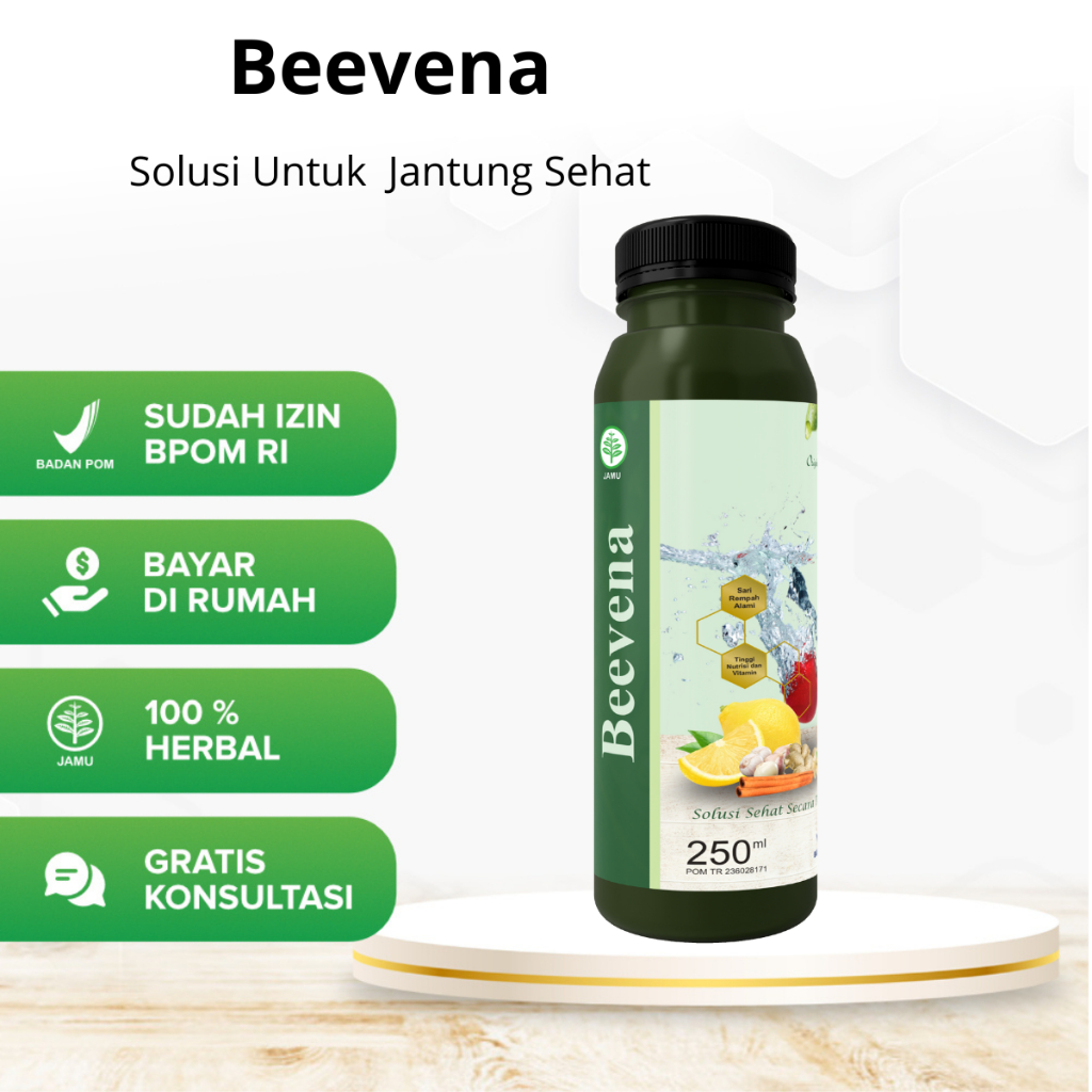 

Beevena Jus Bawang Putih Madu Jahe Merah