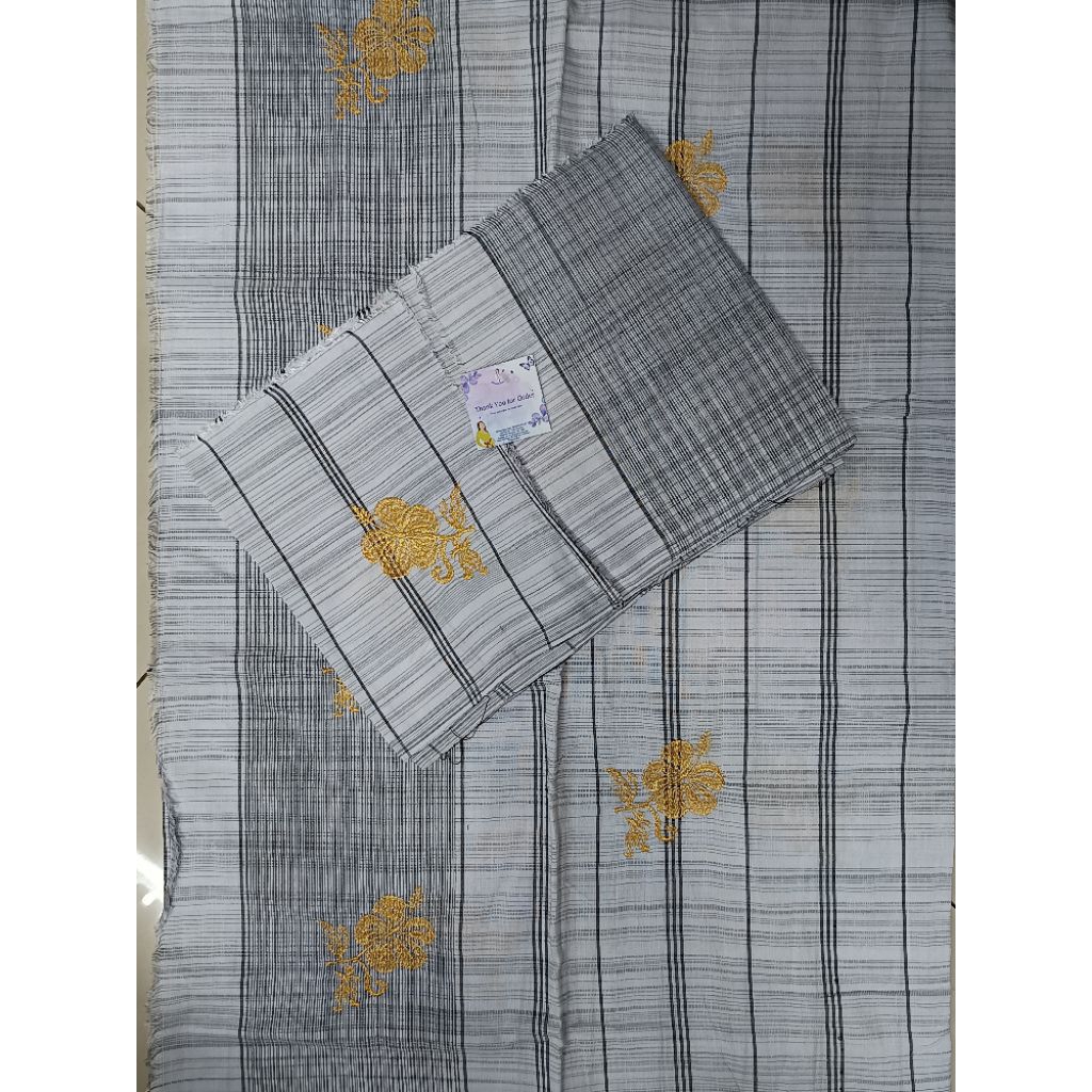 Kain/Kamen Endek Bordir Premium Bali