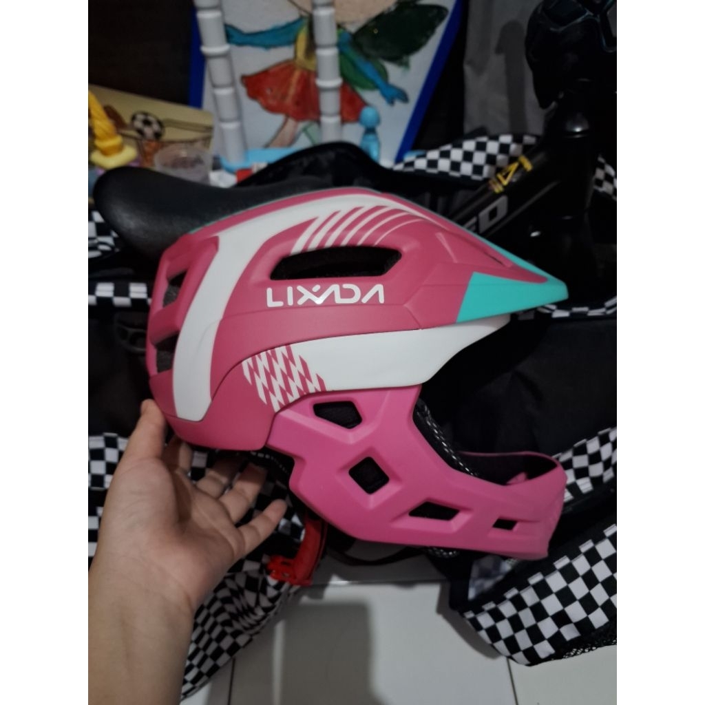 Helm Pushbike Anak Helm Racing Pushbike 2 in 1 Preloved