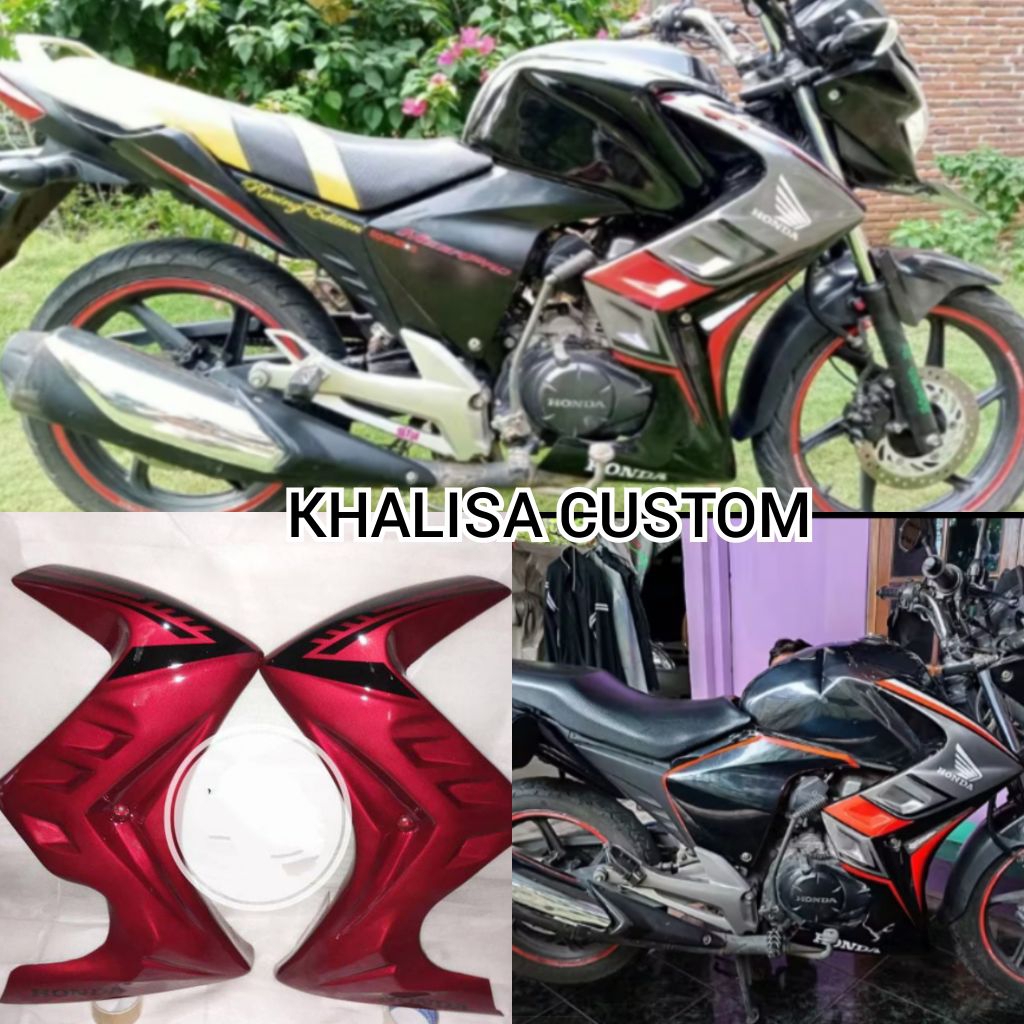 half fairing Sayap honda new megapro mono / Megapro karbu model Ninja fi