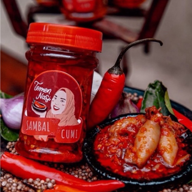 

Temen Nasi - Sambel Cumi 150gr - Sambal Cumi Nikmat Pedas Juara